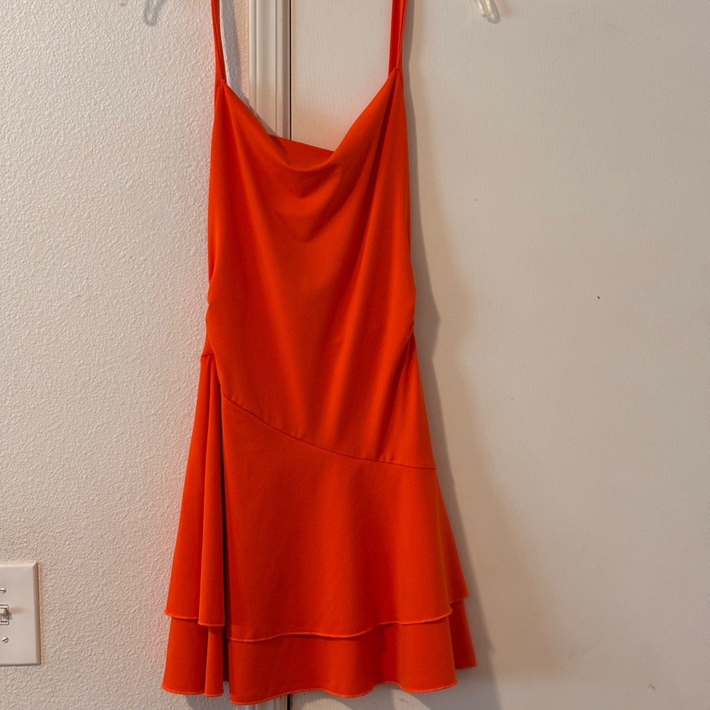 SHEIN Orange Mini Dress